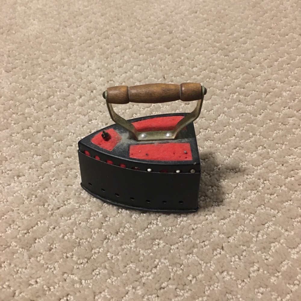 Vintage Iron Shaped Measuring Tape